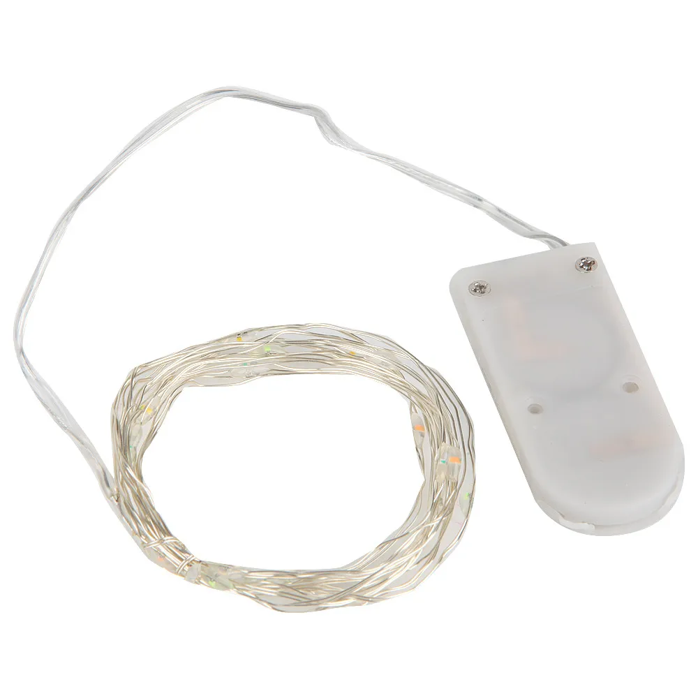 Сказочная светодиодная гирлянда CR2032 с питанием от батарейки Рождественская