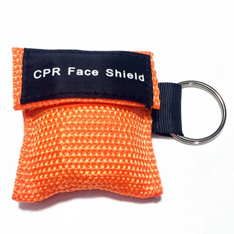OR Опциональная цветная маска реаниматора CPR, брелок для первой помощи, маска для экстренной помощи, инструменты для ухода за здоровьем - Цвет: OR
