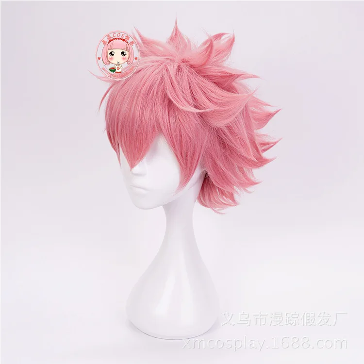 Парик Boku no Hero Academia Mina Ashido короткий розовый термостойкий парик из синтетических