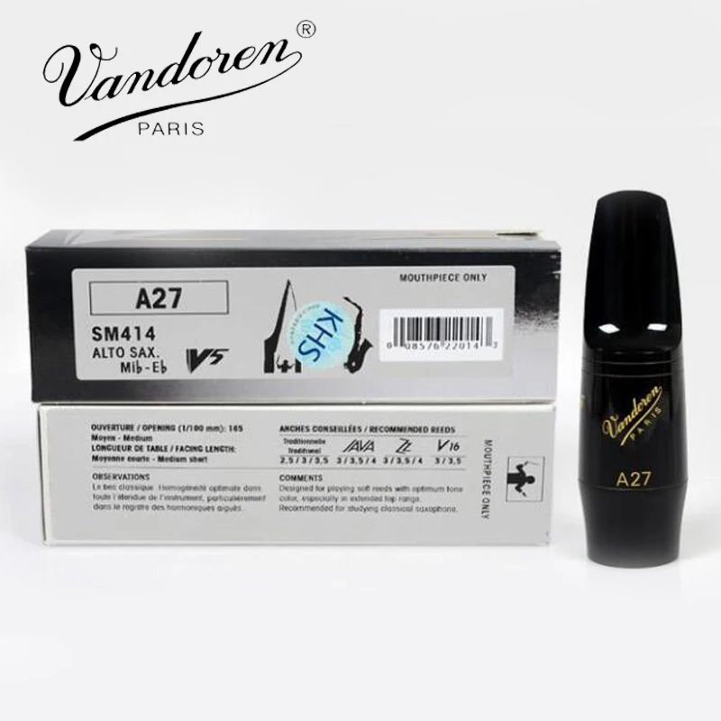 Французский Vandoren SM414 серии A27 V5 мундштук Alto Sax/мундштук Mib Eb Sax|vandoren sax alto|vandoren
