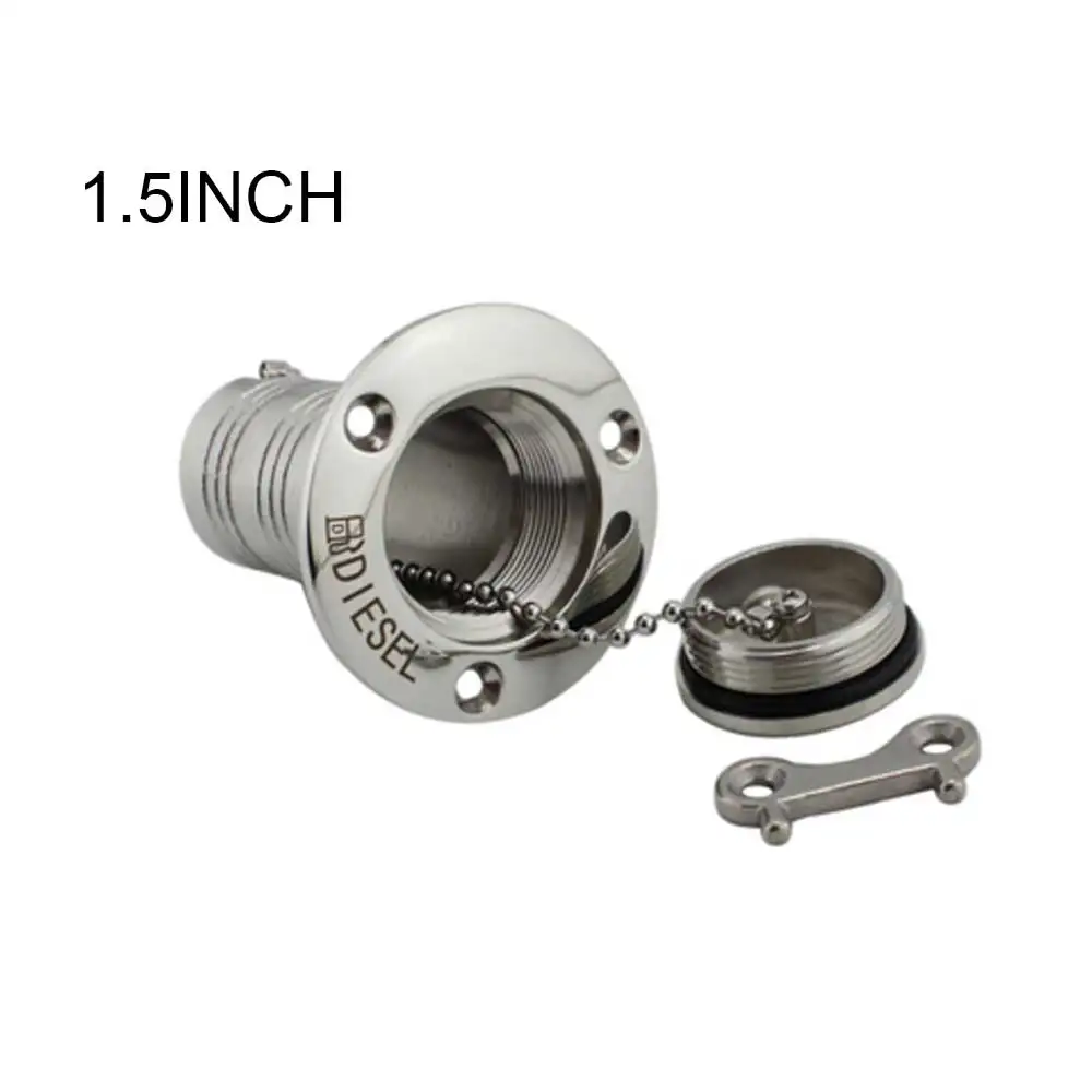 1.5inch-diesel 316 нержавеющая сталь топливная вода отработанного дизельного газа ключ крышка наполнитель оборудование для морских лодок палуба наполнитель для Vans лодка яхта - Цвет: 1.5inch-diesel