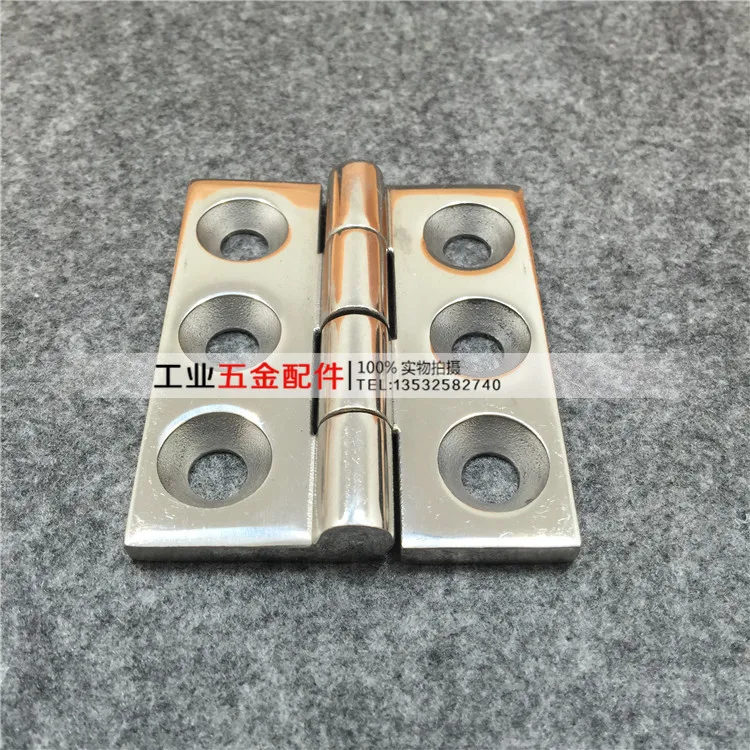 

304 high precision casting stainless steel hinge bearing heavy 3.5 inch thick industrial equipment 65*80*6 hinge