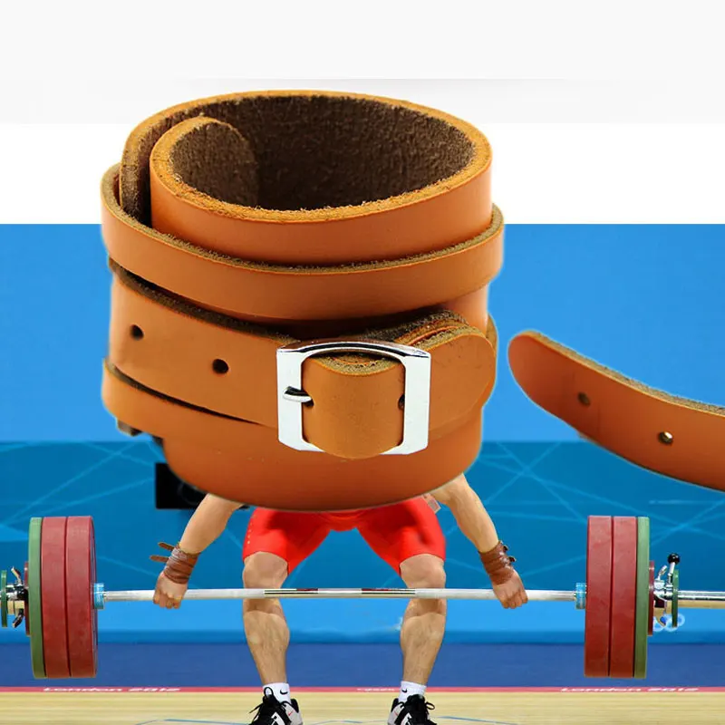 Фитнес браслет из воловьей кожи 2 шт.|wrist band gym|wrist wrapswrist support |