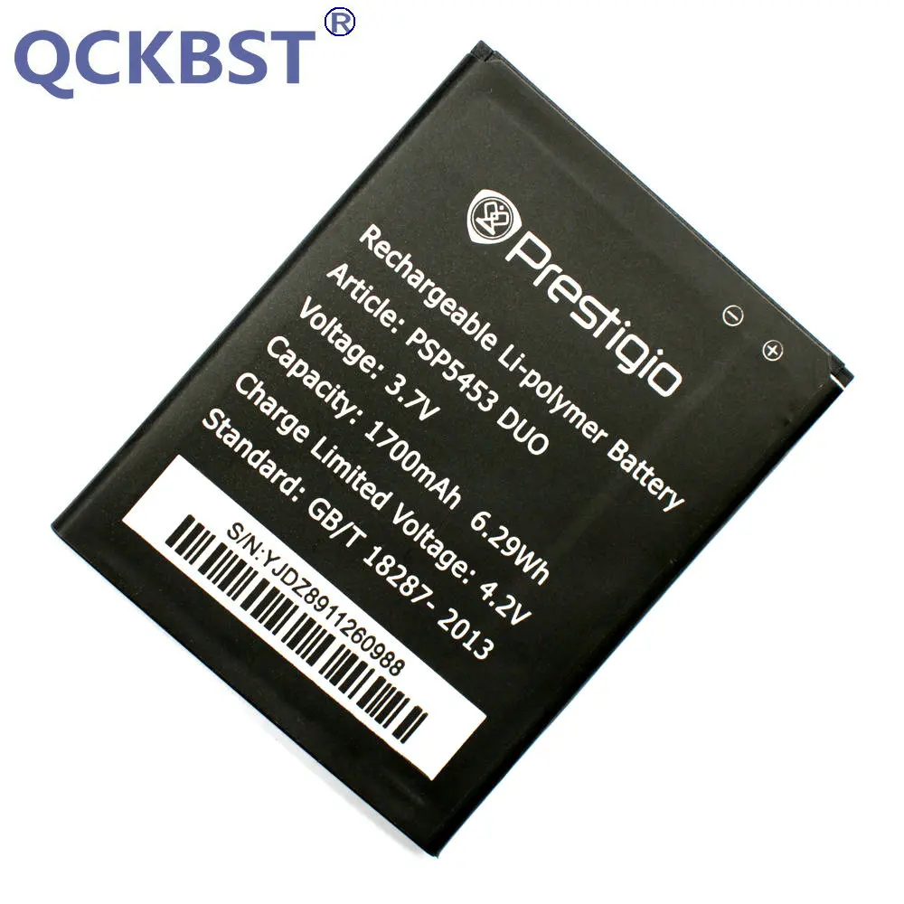 Новые высококачественные Сменные Аккумуляторы на 1700 мАч для Prestigio MultiPhone PSP 5453 DUO