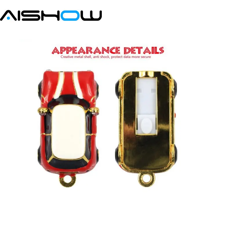 Mini Cartoon Car 911 USB Flash Drive 16gb Novelty Thumbpen drive Free shipping | Drives