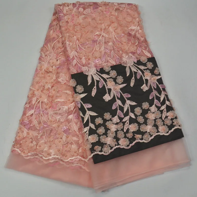 Лидер продаж в африканском стиле Кружево Ткань 2017 вышитые нигерийском S