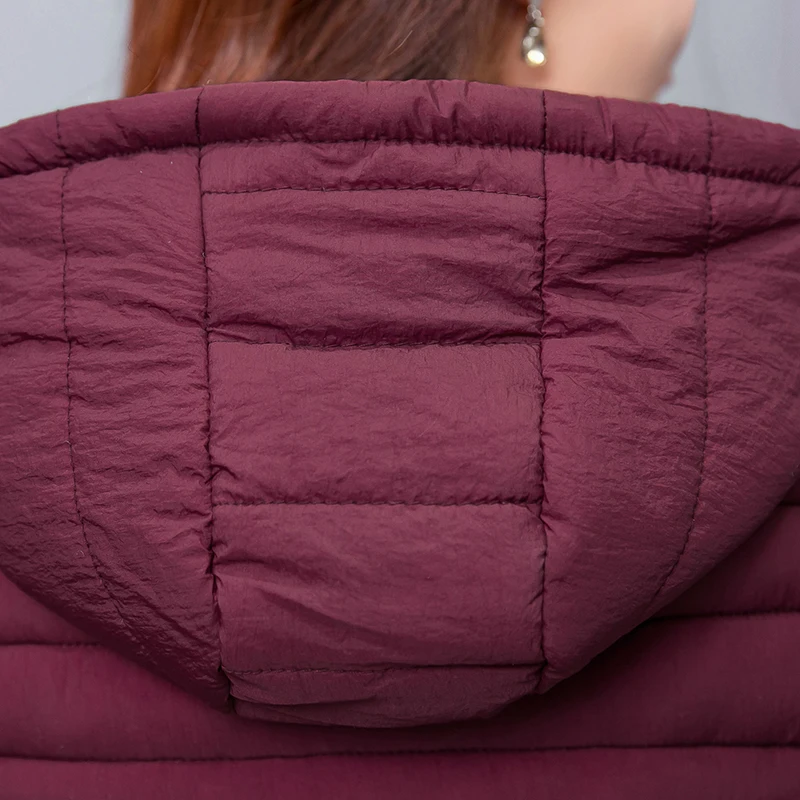 Autumn Winter Women Casual Thick Warm 6XL Cotton Down Parka Outwear Long Coat Hooded Padded Jakcet Jaqueta Feminina Inverno 2017 | Женская