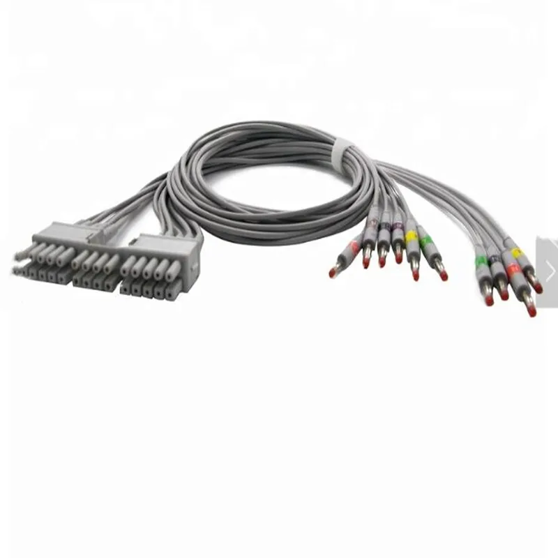 Кабель для ЭКГ совместимый с мортарой Eli230/100 10 свинцовых проводов EKG