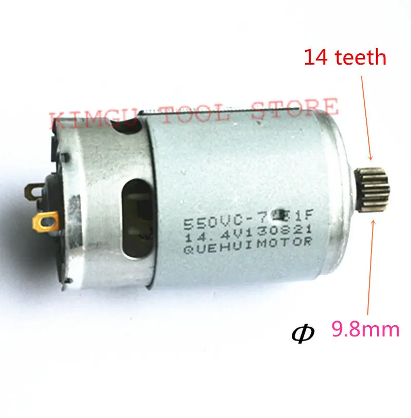 

14 Teeth Motor Parts 629752-0 DC14.4V For MAKITA 6228DWE 6228D Cordless Drill Driver Screwdriver