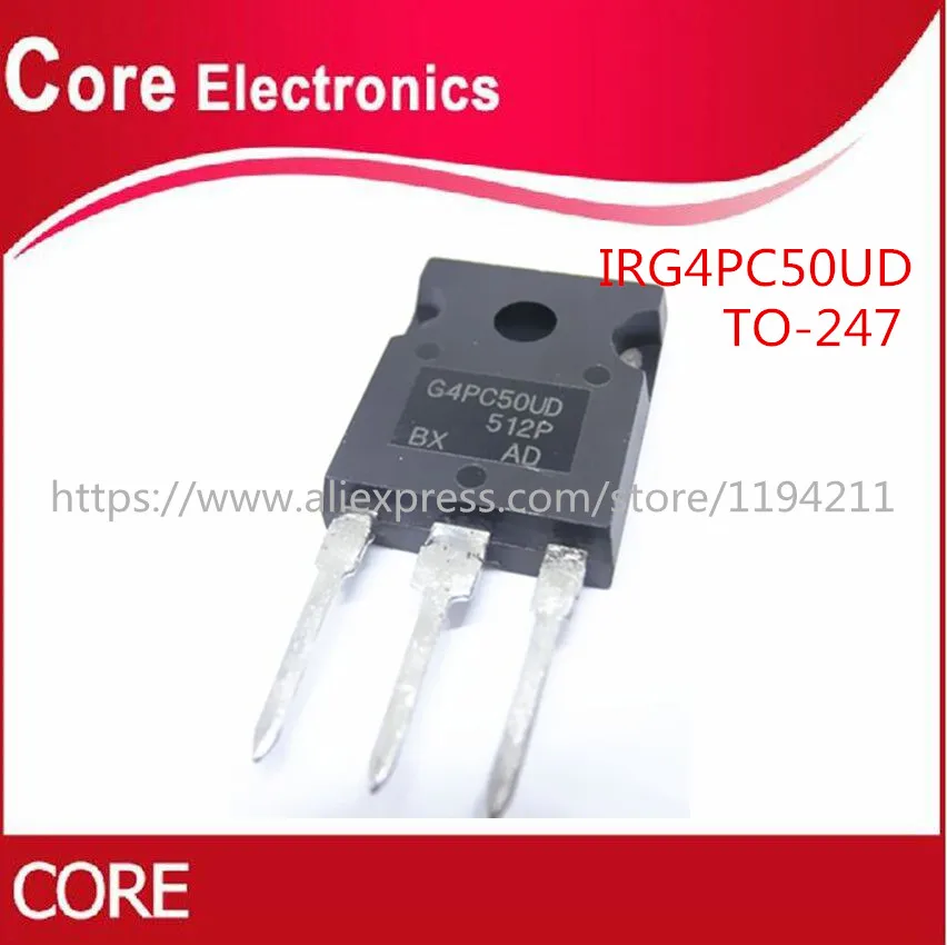 10 шт./лот IRG4PC50UD G4PC50UD с изолированным затвором (IGBT) 247|Интегральные схемы| |