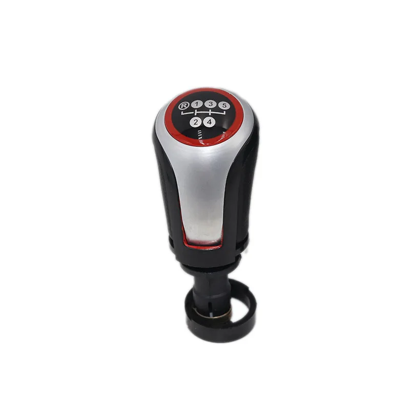 5 Speed gear knob 5/6 Скорость автомобильная ручка переключения передач рычаг Противопыльный чехол КРЫШКА ДЛЯ VW Golf 5 MK5 R32 GTD GTI 2004 2005 2006 2007 2008 2009 - Название цвета: 5 Speed gear knob
