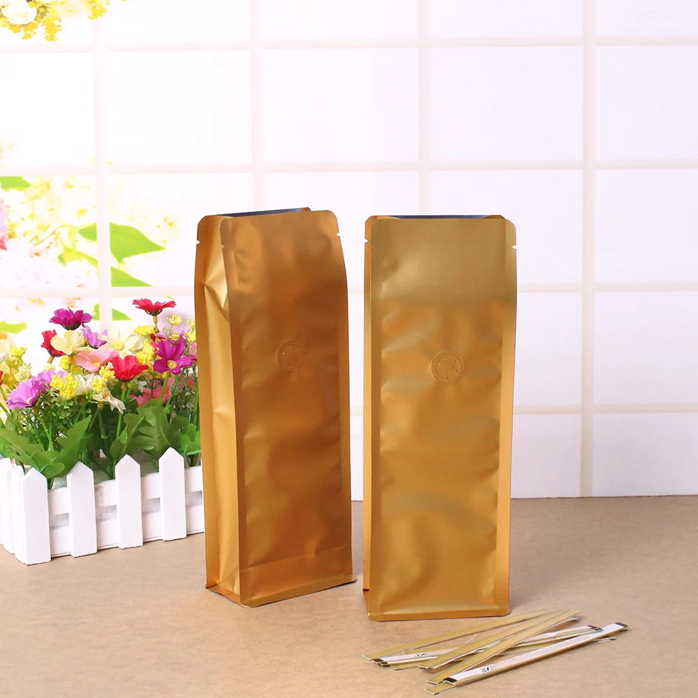 20 шт половинный фунт объем ламинирование Алюминиевая фольга Упаковка мешок кофе