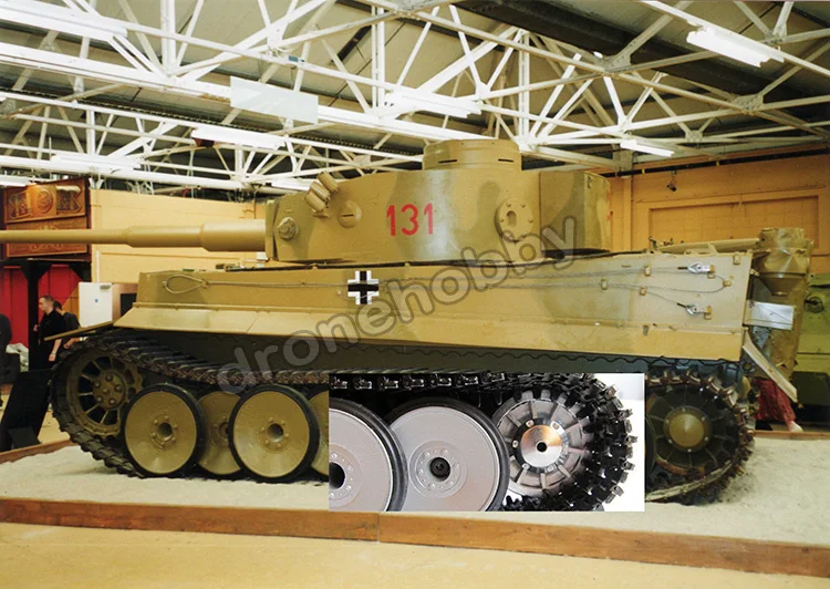 Mato 1:16 Немецкий тигр пульт дистанционного управления бак Henglong 3818 металлический Трак приводного колеса индукционный подшипник колеса