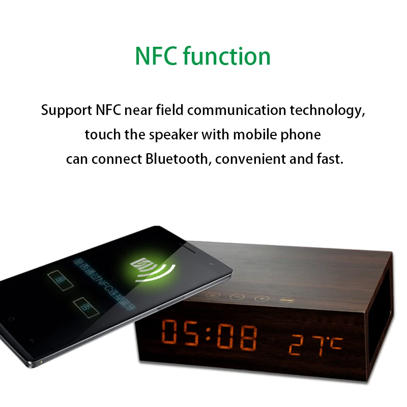 Handsfree Dual USB зарядка NFC AUX воспроизведение динамиков Многофункциональный