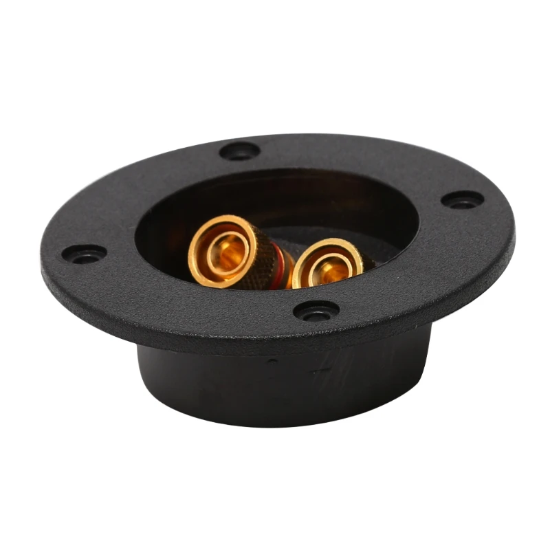 New Car Stereo Speaker Box Terminal Round Spring Cup Connector Subwoofer Plug |