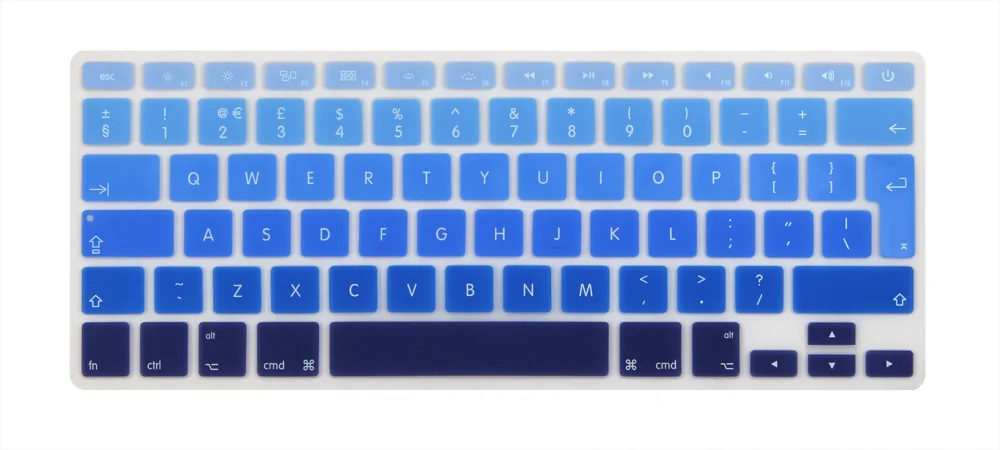 Чехол для клавиатуры английский Mid 2009-Mid 2015 MacBook Pro 13 15 дюймов Retina/CD ROM A1502 A1425 A1278 A1398