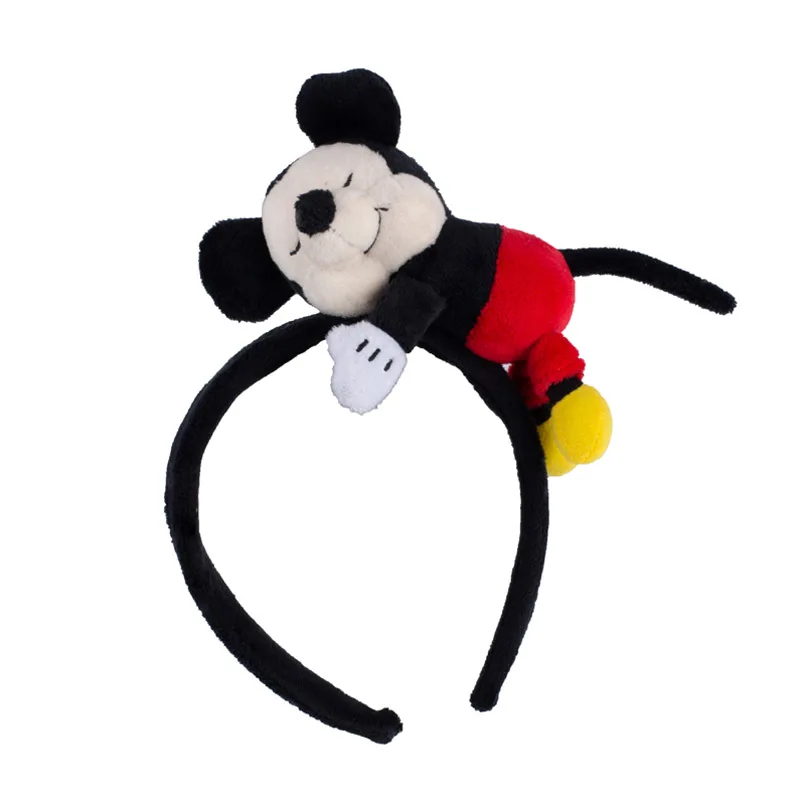 Mickey Дисней ролевые игры игрушки повязка Микки Маус Дональд Дак тигр плюшевые мультфильм аксессуары для волос ребенок день рождения наряжаться подарки - Цвет: Mickey
