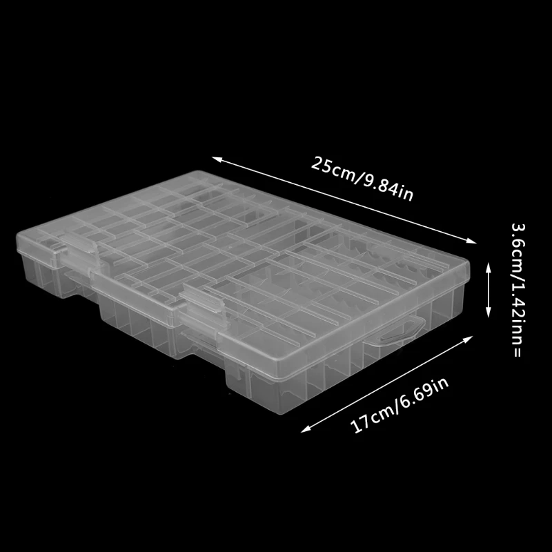 1 шт. батарейный Органайзер Пластиковый Ящик для хранения батареи Чехол 100 aaa aa