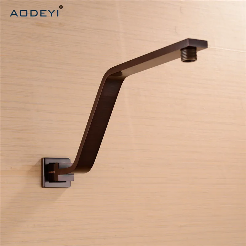 AODEYI Brass Shower Arm Heighten Shower Head Chrome Brushed Nickel Oil Rubbed Bronze Wall Mounted Shower Arm Extension 04-056