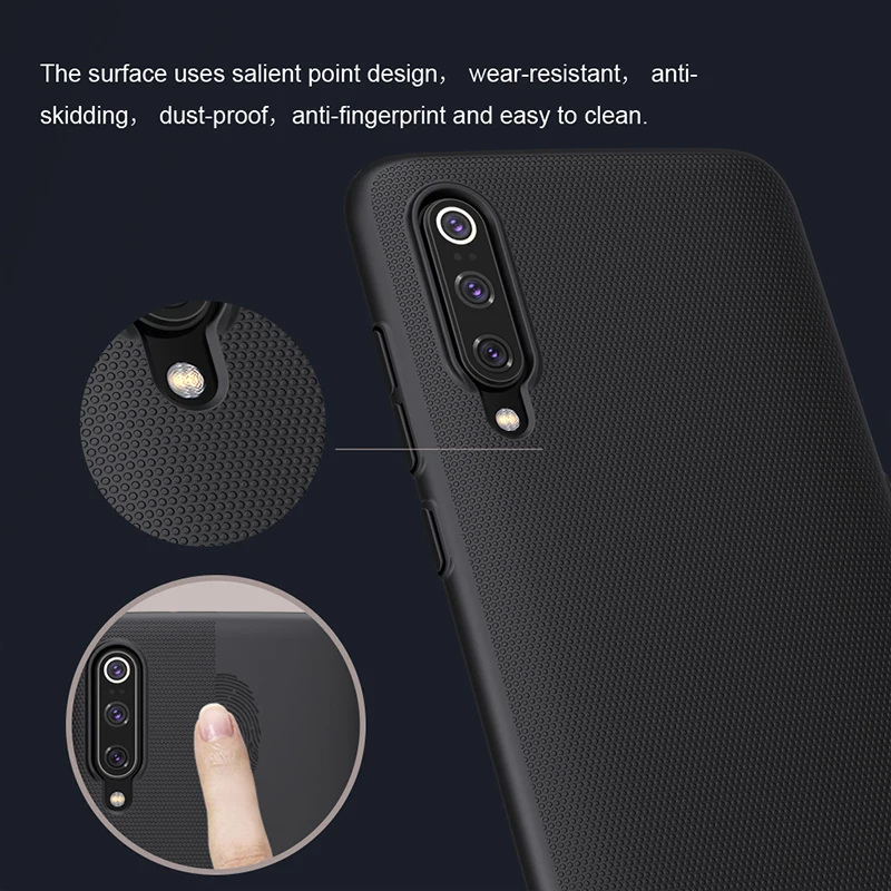 Чехол NILLKIN для xiaomi mi 9 Матовый Жесткий чехол из поликарбоната с диагональю 6 39