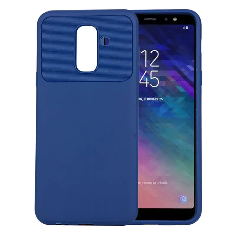 Для Samsung A6 Plus чехол Мягкая Матовая силиконовая задняя крышка сумка для телефона