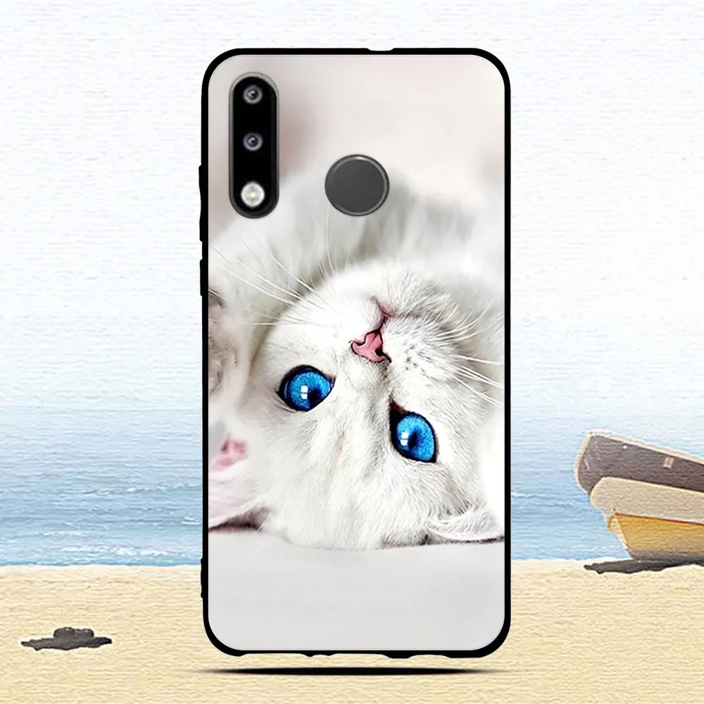 1 Чехол из ТПУ для huawei P30 Lite, ультра-тонкий мягкий силиконовый чехол-бампер с рисунком кота, чехол для телефона huawei p 30 Lite, чехол s - Цвет: 1