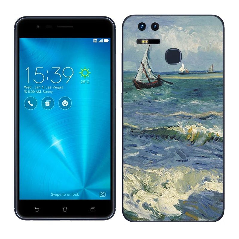 Мягкий ТПУ чехол для Asus Zenfone 3 Zoom ZE553KL 5 дюйма Силиконовый Чехол Для масляная