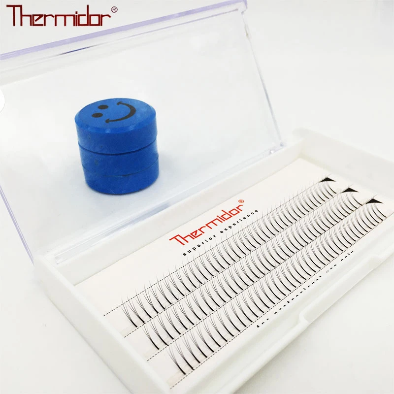 Накладные ресницы Thermidor супер мягкие натуральные легкие из норки индивидуальные