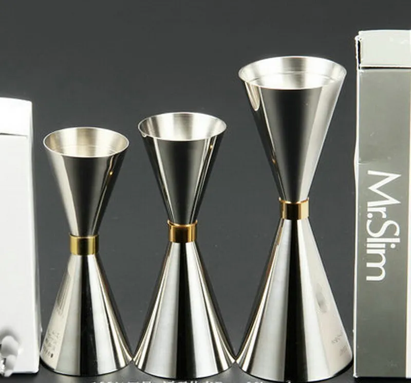 

Japanese jiggers stainless steel 30 / 45ml ounce measuring cup British ounce volume adjustment scale wine Bar measures