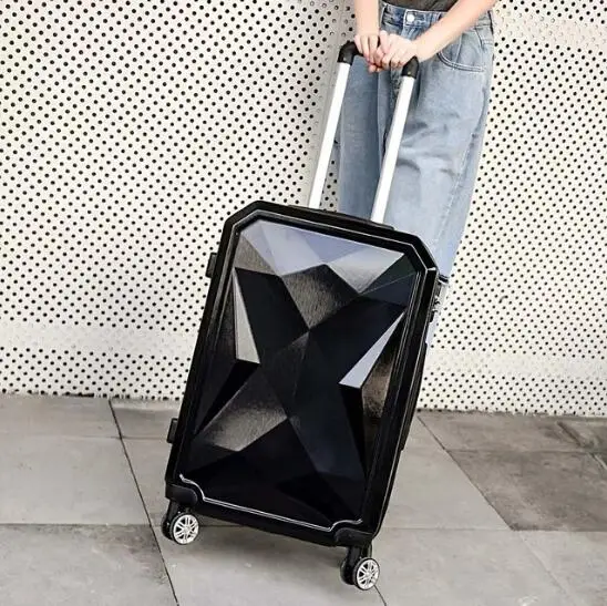 only luggage CARRYLOVE 2" 24" Девушка багаж на колесиках с косметичкой милый Дорожный чемодан набор с колесиками для дам - Цвет: only luggage