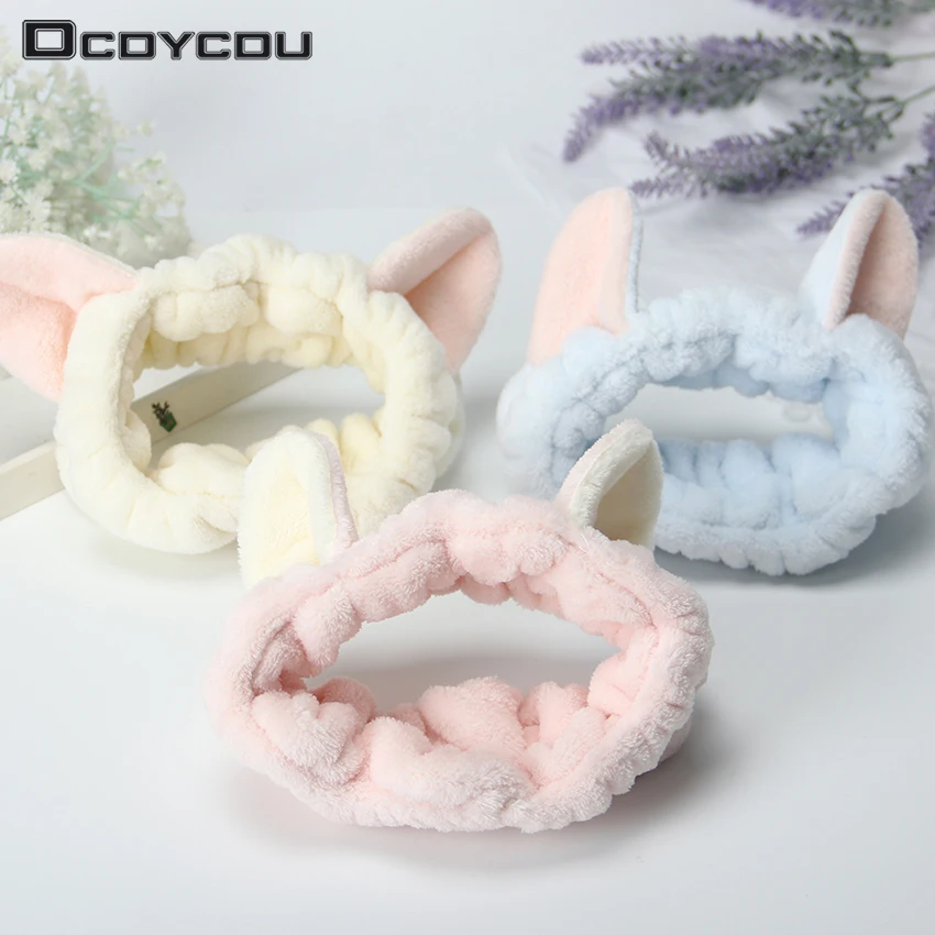 1 шт. милые эластичные ободки с кошачьими ушками для женщин и девочек повязка