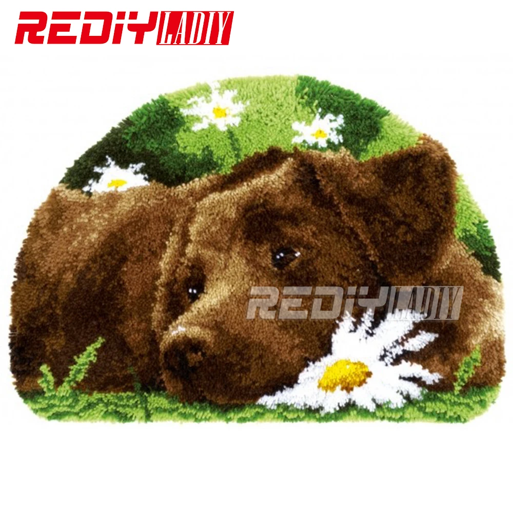 Набор крючков с защелкой акриловая пряжа вышивка сделай сам ковер коврик для