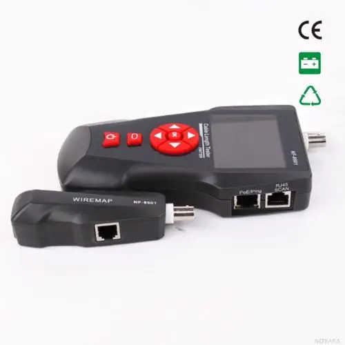 

NF-8601A Multi-functional Network Cable Tester LCD Cable length Tester Breakpoint Tester English version