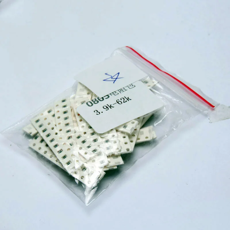 Glyduino 210 шт около 21 видов 0805 SMD Чип резисторы Szie 3 6 k-62 k ohm 5% Точность каждого 10 для