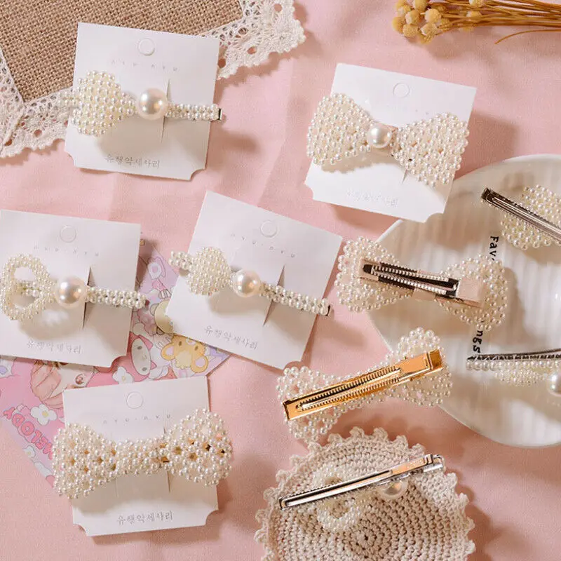 Заколка для волос с имитацией жемчуга заколка Пряжка аксессуары укладки женщин и