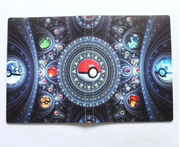 Новая коллекция для Pokemon cards альбом книга для Пикачу Топ загруженный список игральных карт держатель Альбом детские игрушки 112 карт - Цвет: Elf ball