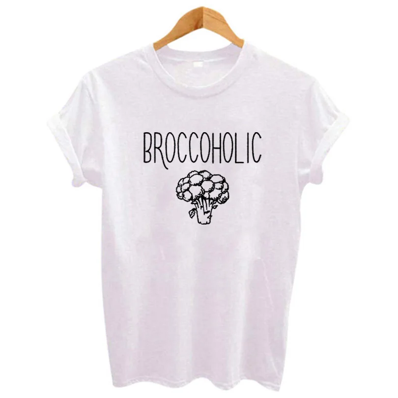 Cute Women Summer Casual Tee Shirt Femme T-shirt Farm Harajuku Vegan Print T Shirts Vegetarianism Graphic Tees | Женская одежда