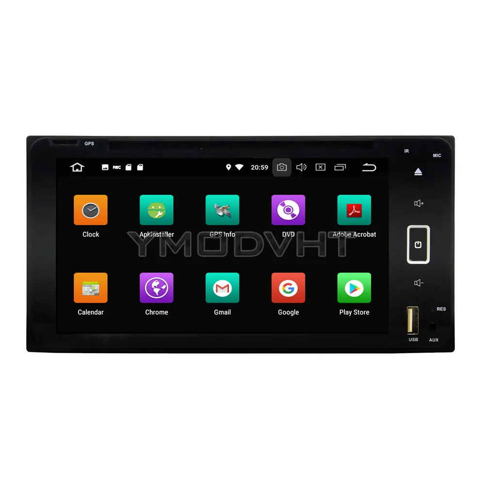 YMODVHT Android 8 0 четыре ядра 4 ГБ Автомобильный DVD Радио для TOYOTA RAV4/Hilux/Terios/Prado/Land