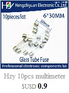 Круглый предохранитель медленного удар 500mA 1A 2A 2.5A 3.15A 4A 5A 6.3A 8A 10A 250V 382 Пластик T2A ЖК-дисплей ТВ Мощность доска обычно фильтр для очистки воды