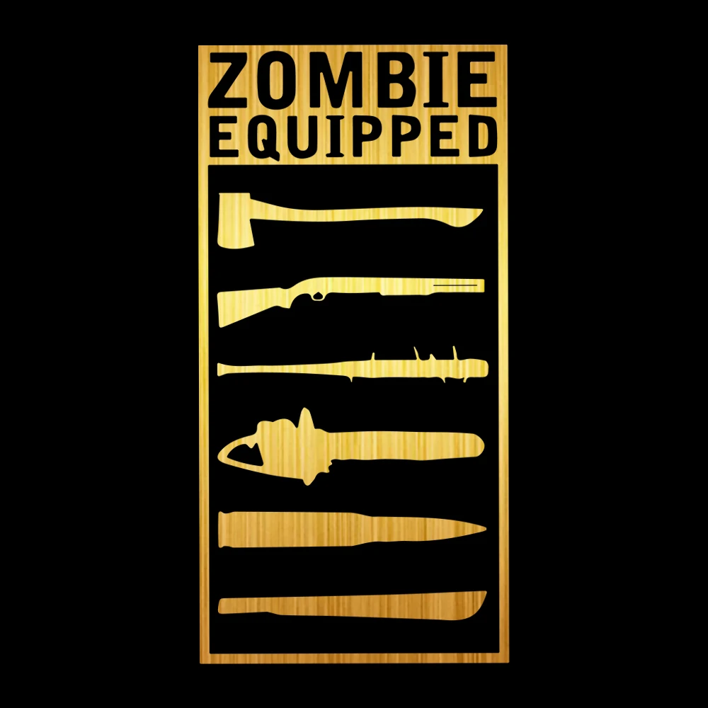Rylybons Zombie оборудованные наклейки для автомобиля Стайлинг украшение дверь окно