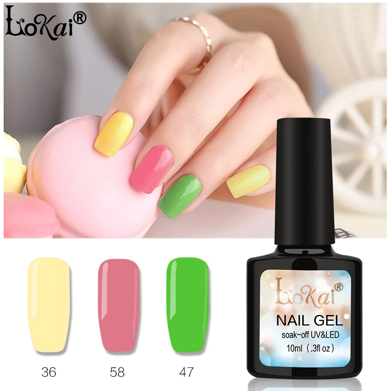 Новинка 10 мл модный Lokai UV Vernis отмачиваемый долговечный светодиодный лак для