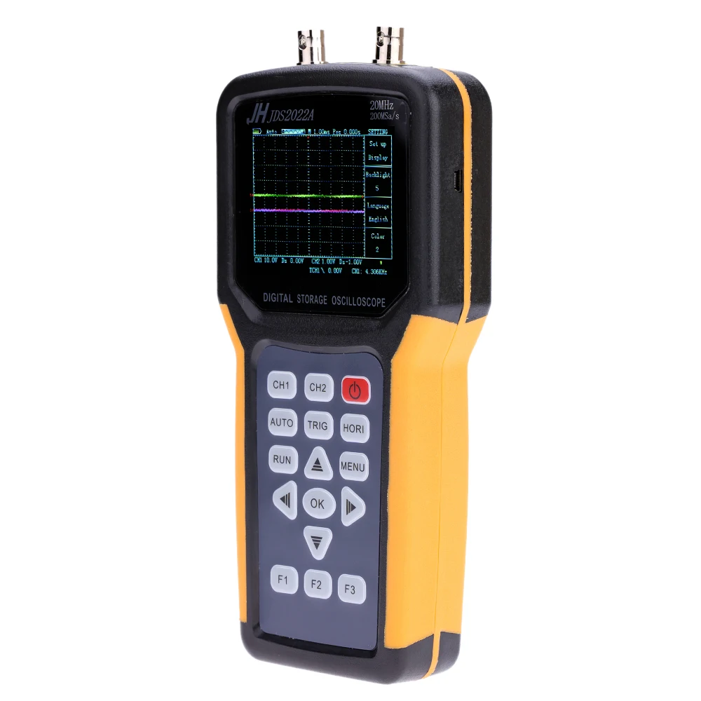 Мини цифровой TFT LCD двухканальный 2 канала Портативный осциллограф osciloscopio