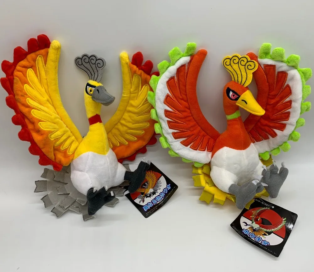 2X Ho oh блестящая плюшевая мягкая игрушка Oh кукла Тедди 10 дюймов|Персонажи
