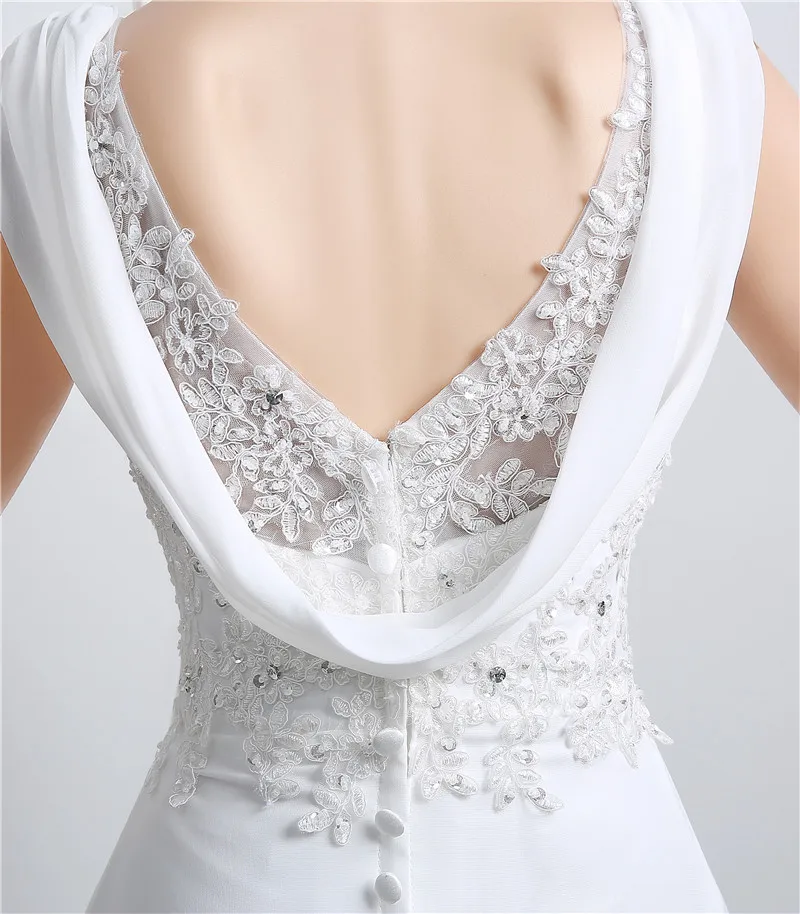 Forevergracedress высокое качество свадебное платье V Средства ухода за кожей Шеи