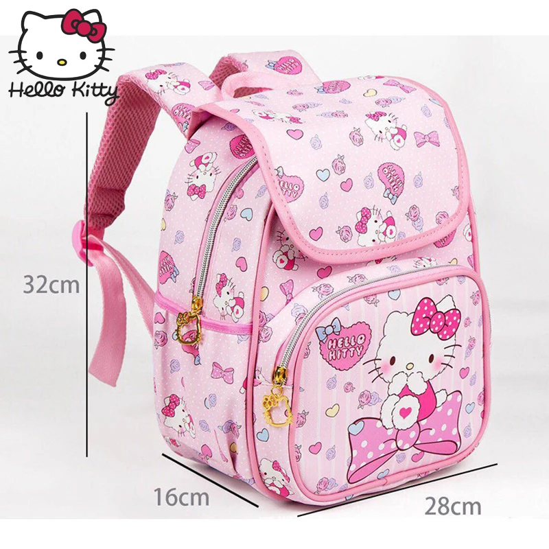 Сумка Hello Kitty милый мультяшный рюкзак модная розовая сумка на плечо из