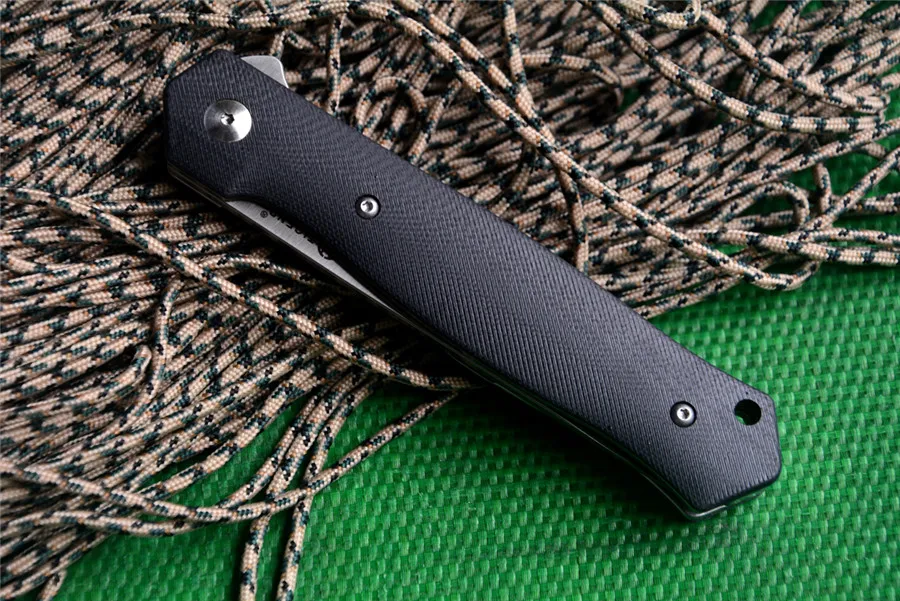 TIGEND 1067 карманный нож для кемпинга D2 сатиновое лезвие G10 Ручка складные ножи с