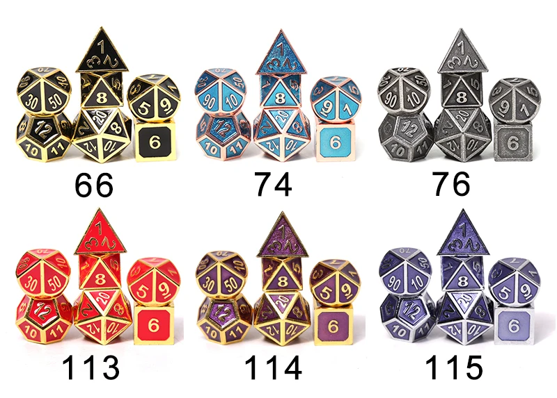 Chengshuo rpg кости Металлические dnd многогранные наборы dados Подземелья и Драконы алюминиевые Синие Кубики d20 10 12 6 настольные игры прозрачный