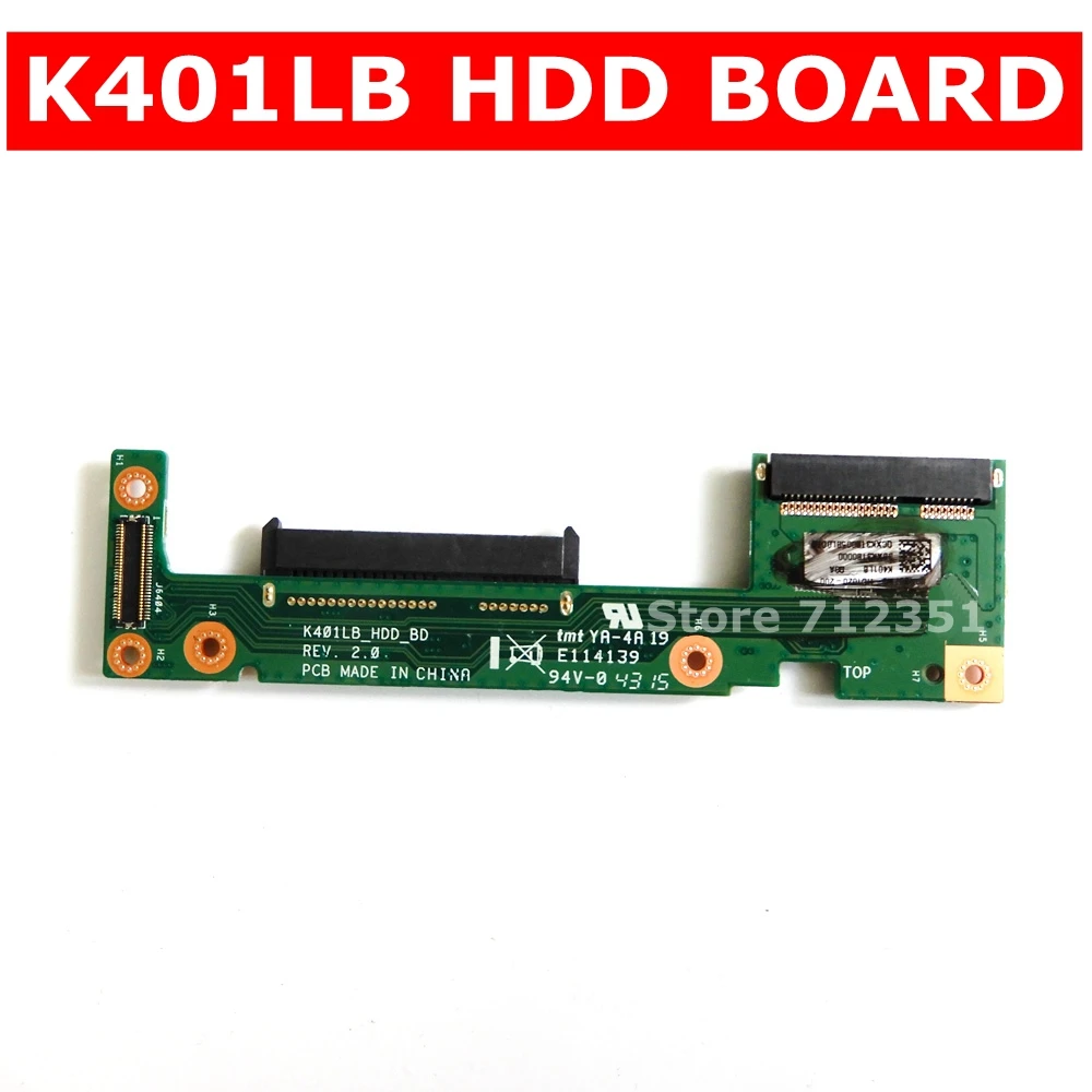K401LB HDD_board REV2.0 для ASUS K401 K401L K401U K401UB материнская плата ноутбука HDD Тест ОК бесплатная