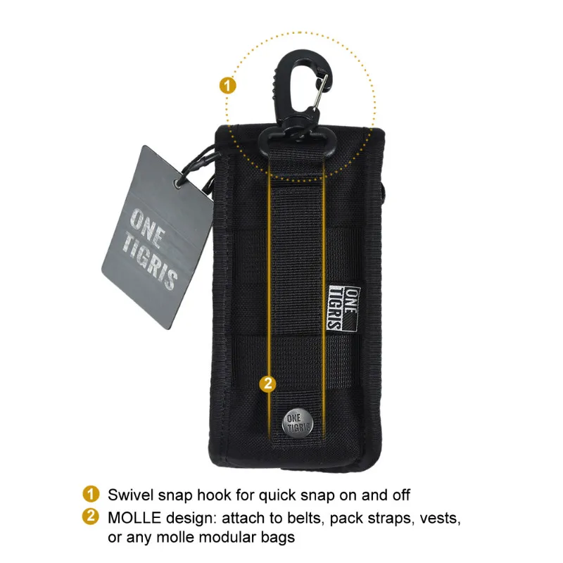 OneTigris тактические очки Molle жесткий чехол с пряжкой солнцезащитные коробка