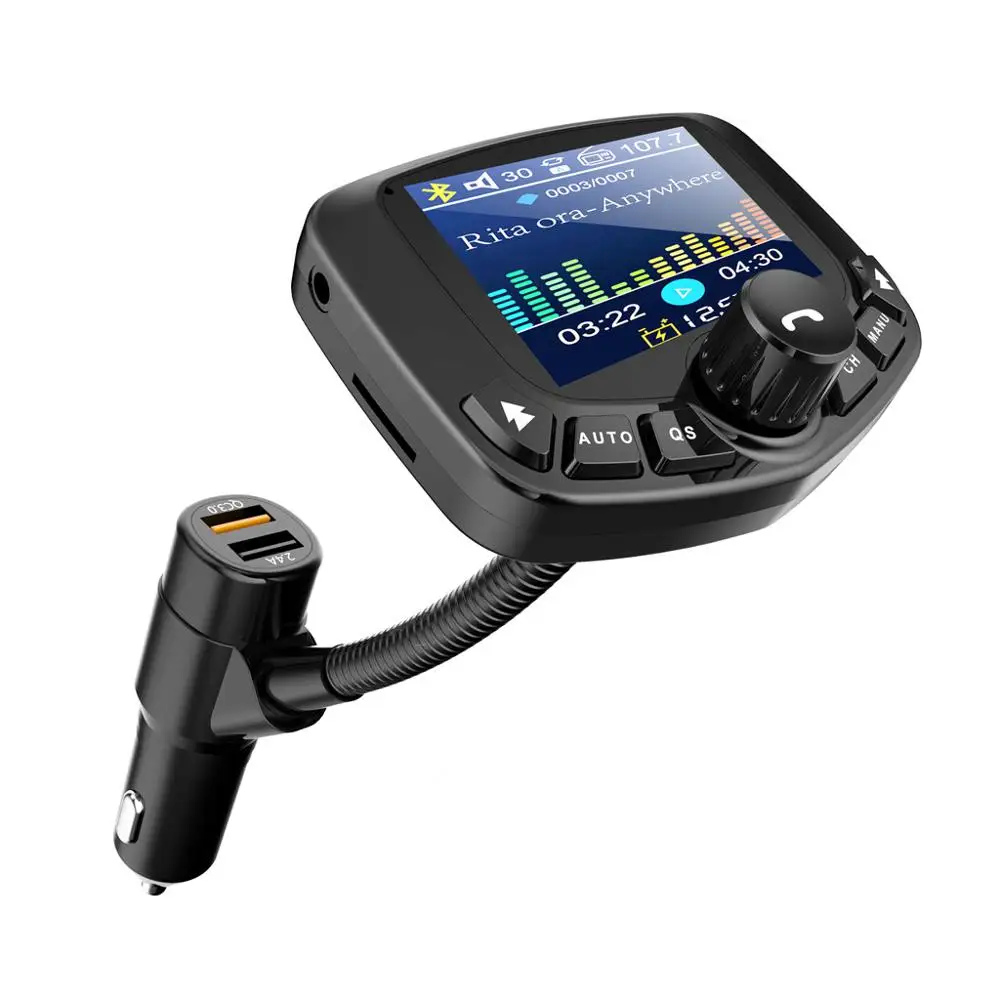 LED display Bluetooth Stereo Car Kit MP3 Player FM Transmitter Modulator Hands free USB Charger Automobile Music Audio Receiver |